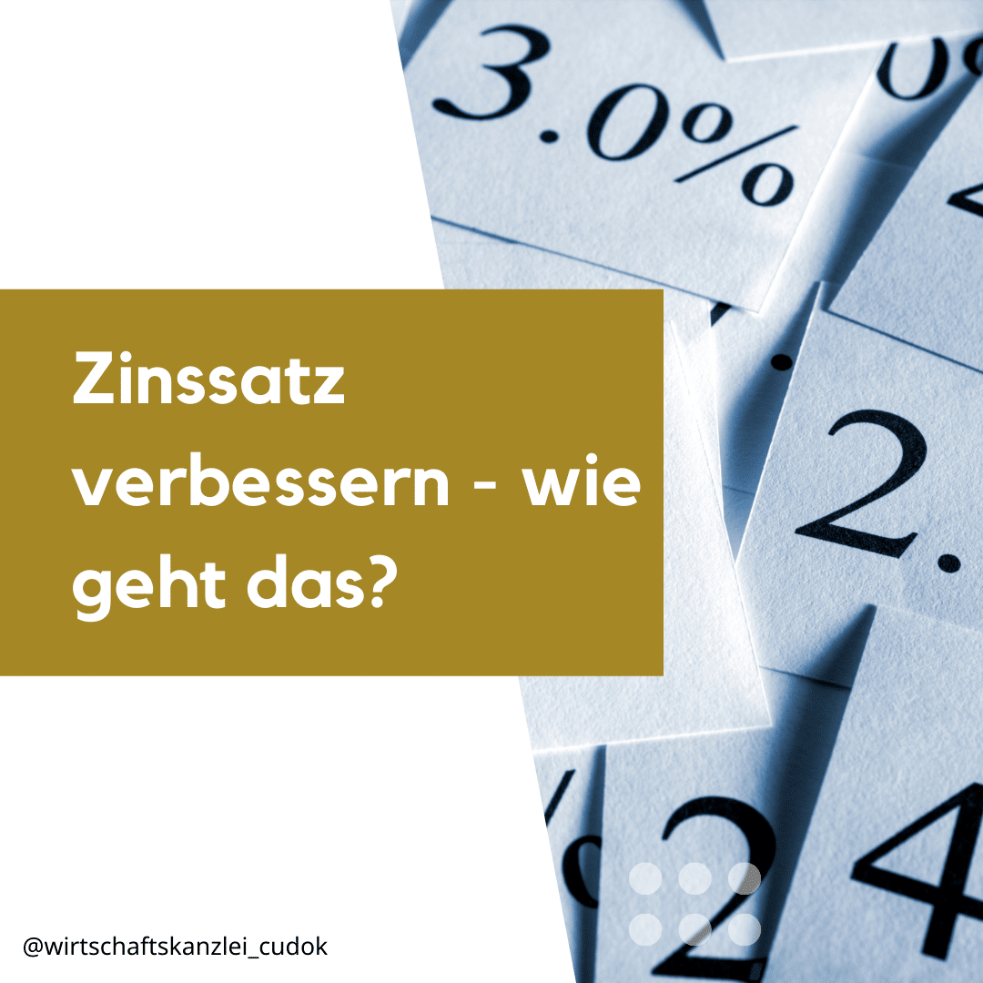 Den Zinssatz verbessern – wie geht das?